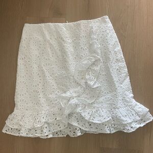 Lilly Pulitzer White Eyelet Skirt
